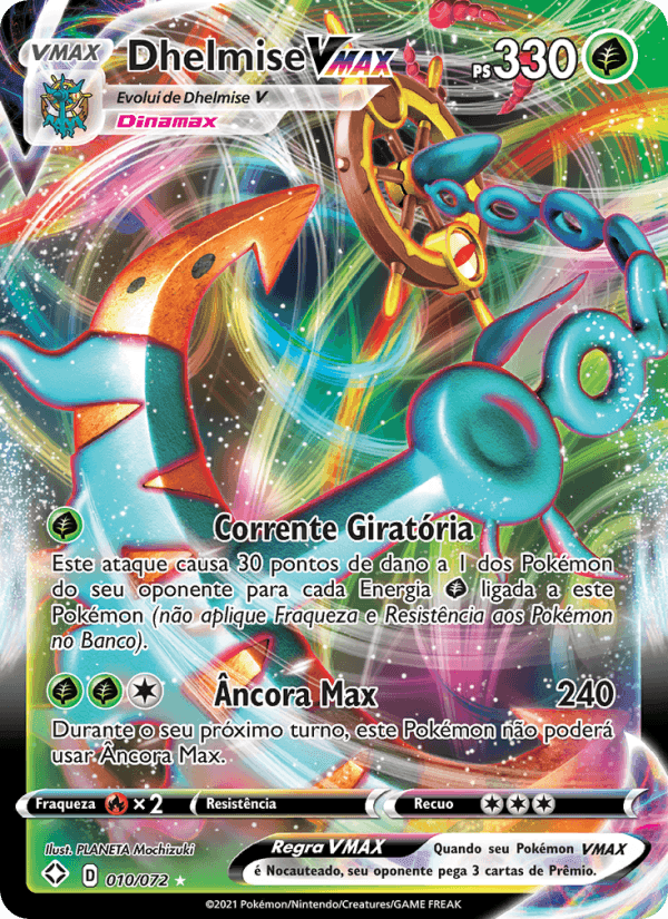 Dhelmise VMAX, carte 10 de Destinos Brilhantes 