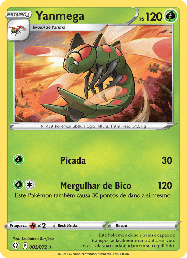 Yanmega, carta 2 de Destinos Brilhantes
