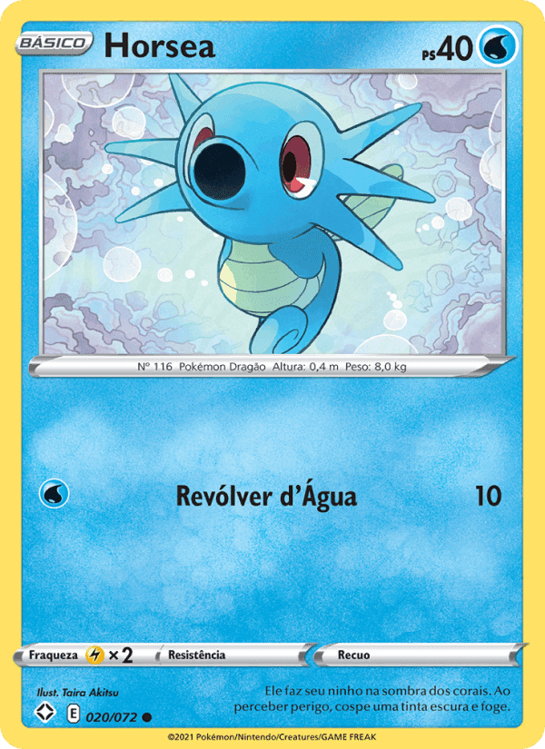 Horsea, carte 20 de Destinos Brilhantes