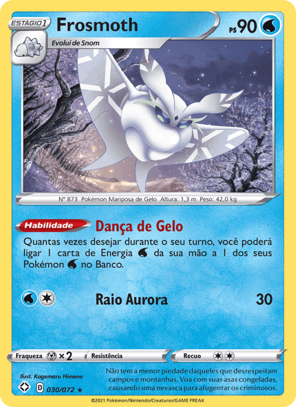 Frosmoth, carte 30 de Destinos Brilhantes 