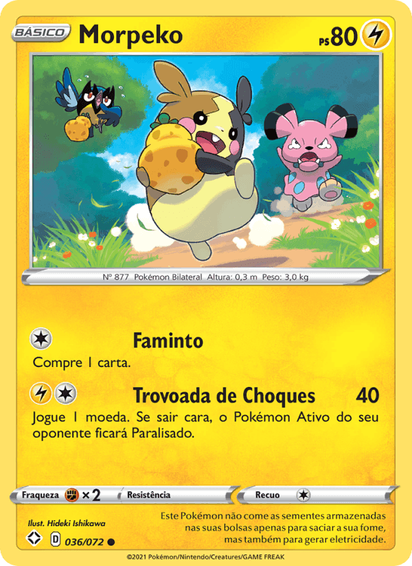 Morpeko, card 36 from Destinos Brilhantes