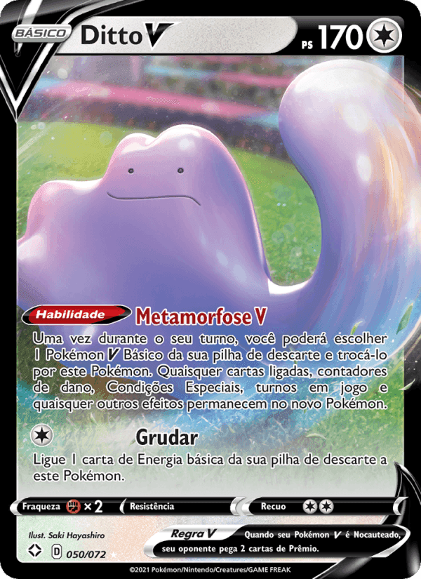 Ditto V, carte 50 de Destinos Brilhantes 