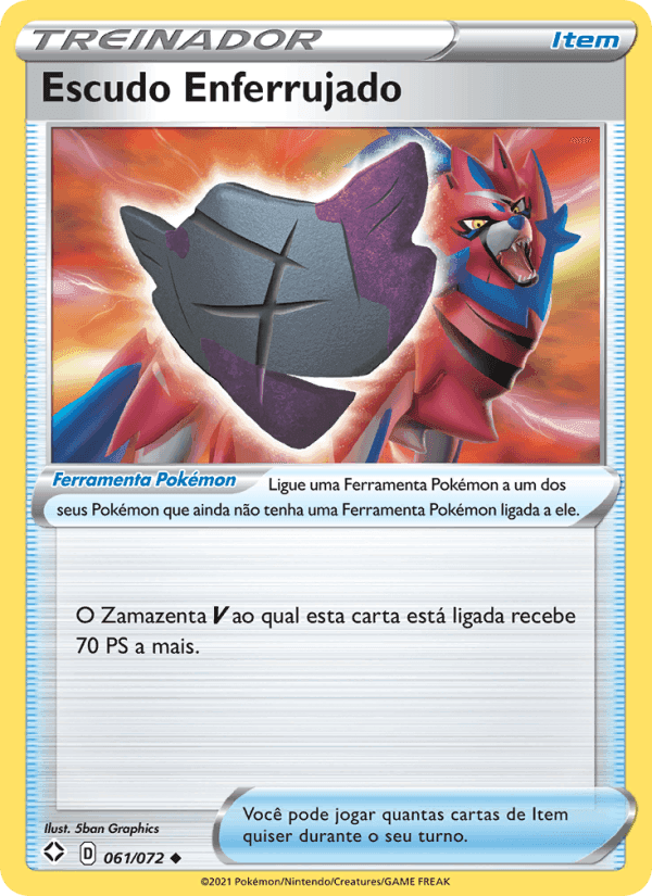 Escudo Enferrujado, card 61 from Destinos Brilhantes
