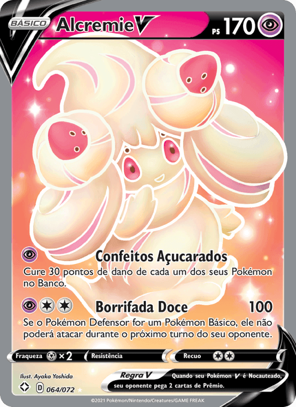Alcremie V, carta 64 de Destinos Brilhantes 