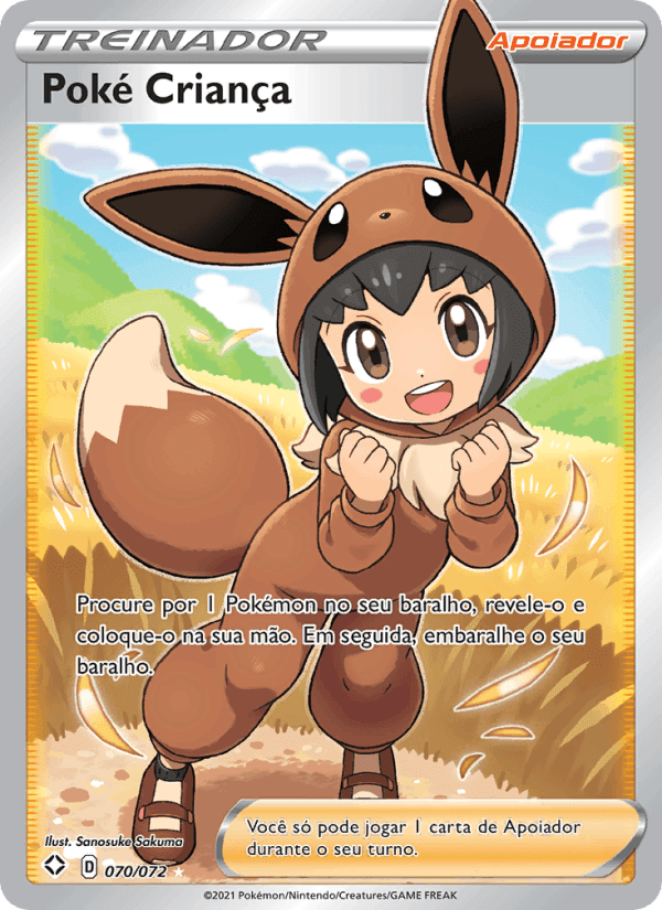 Poké Criança, card 70 from Destinos Brilhantes