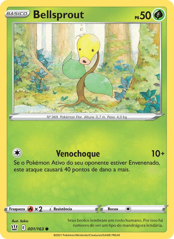 Bellsprout, carta 1 de Estilos de Batalha