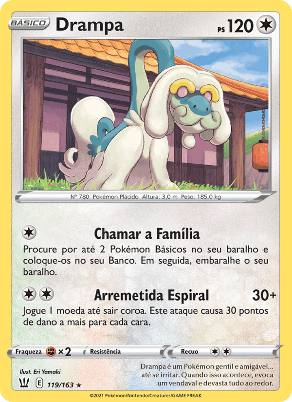Drampa, carta 119 de Estilos de Batalha