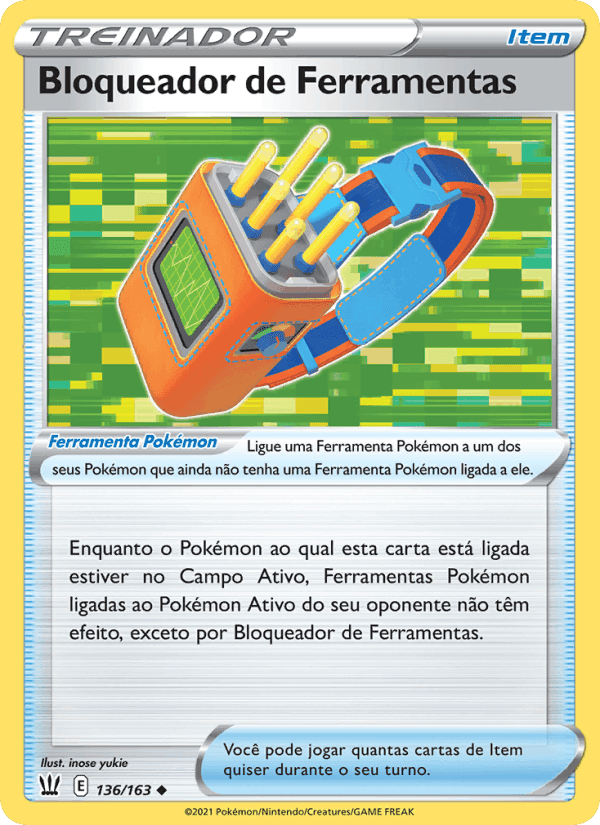 Bloqueador de Ferramentas, card 136 from Estilos de Batalha