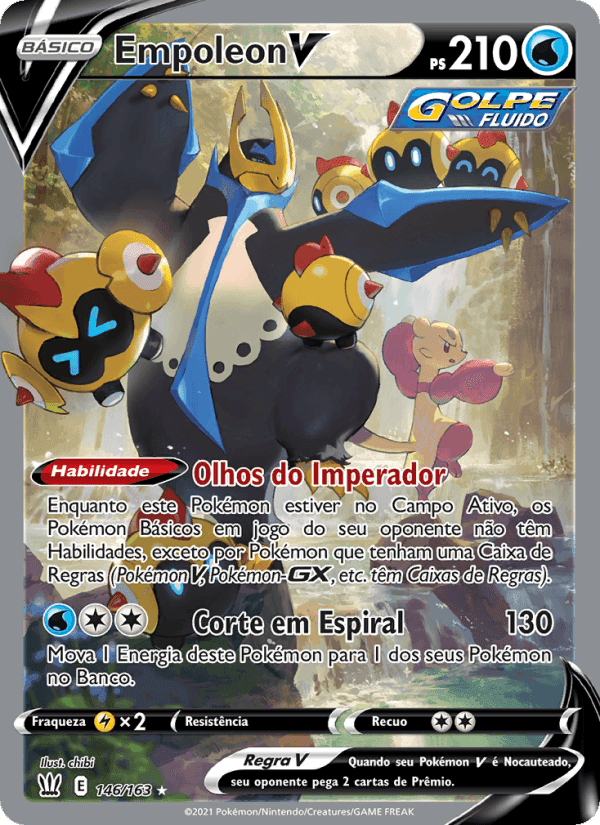 Empoleon V, carta 146 di Estilos de Batalha