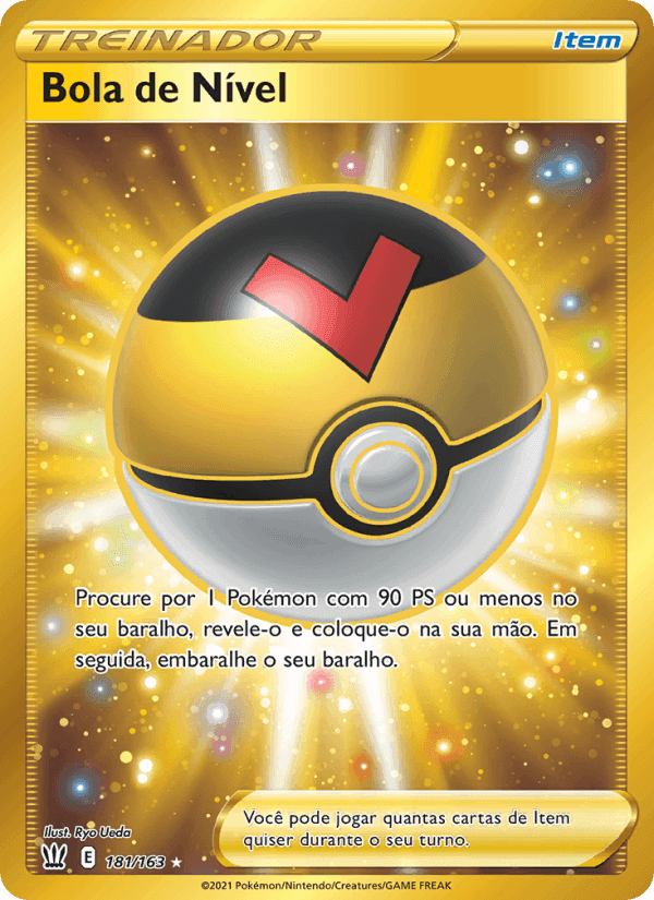 Bola de Nível, card 181 from Estilos de Batalha