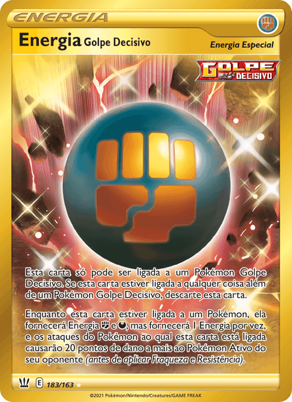 Energia Golpe Decisivo, card 183 from Estilos de Batalha