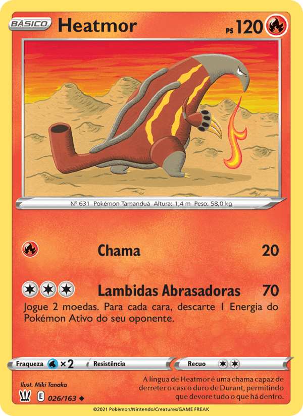 Heatmor, card 26 from Estilos de Batalha