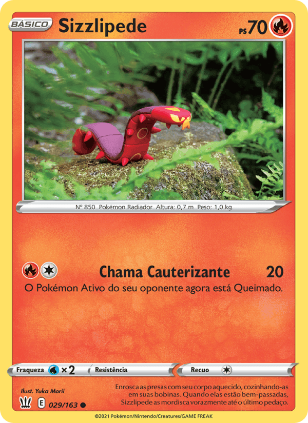 Sizzlipede, carta 29 de Estilos de Batalha