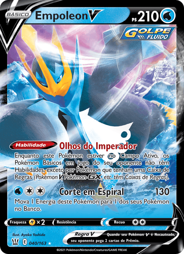 Empoleon V, carta 40 de Estilos de Batalha
