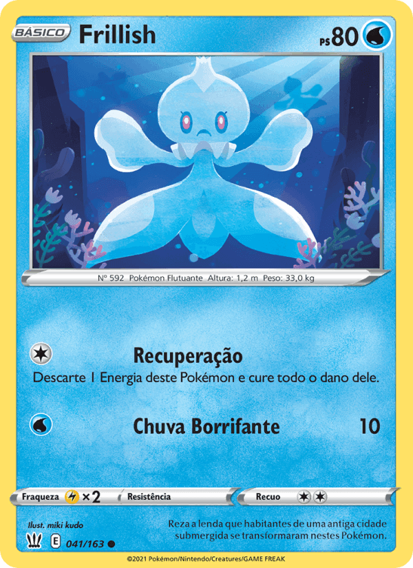 Frillish, carte 41 de Estilos de Batalha