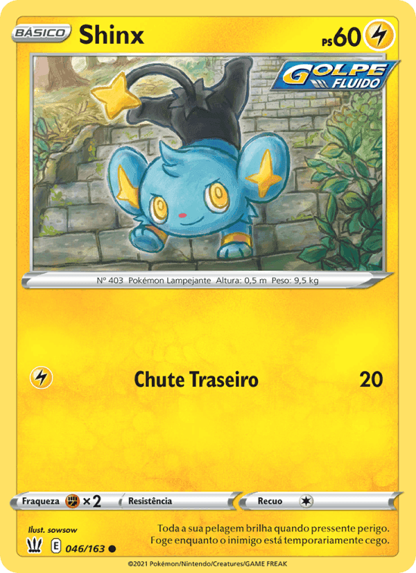 Shinx, carta 46 de Estilos de Batalha