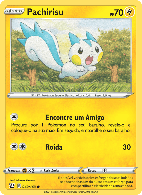 Pachirisu, carta 49 de Estilos de Batalha