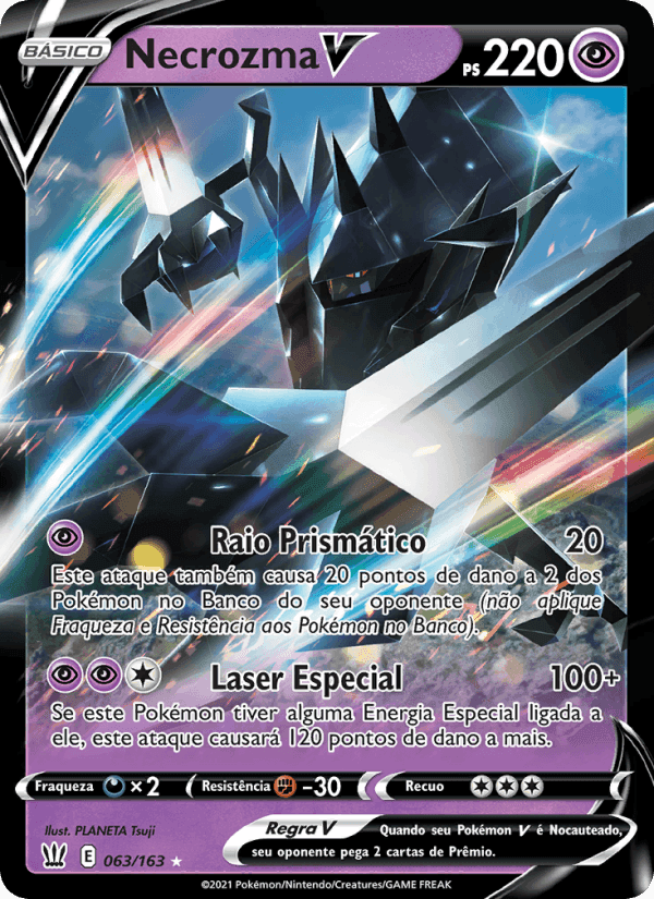 Necrozma V, card 63 from Estilos de Batalha