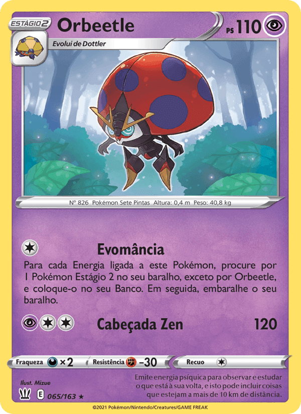 Orbeetle, carta 65 de Estilos de Batalha