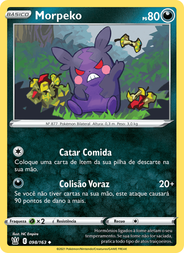 Morpeko, carta 98 de Estilos de Batalha