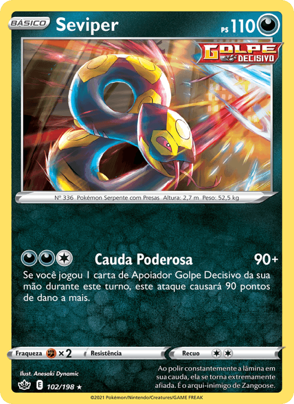 Seviper, carta 102 de Reinado Arrepiante