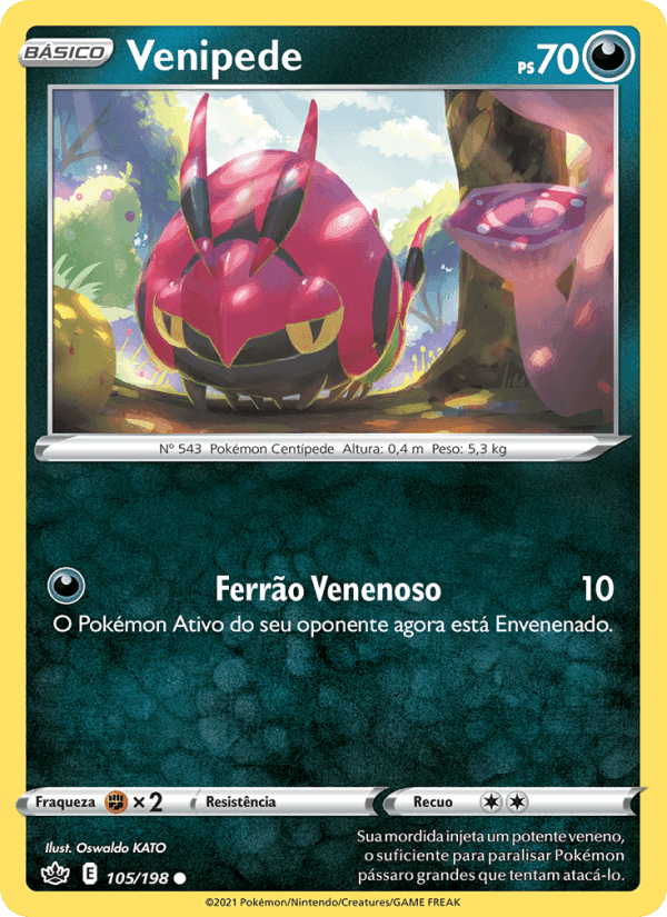 Venipede, carta 105 de Reinado Arrepiante