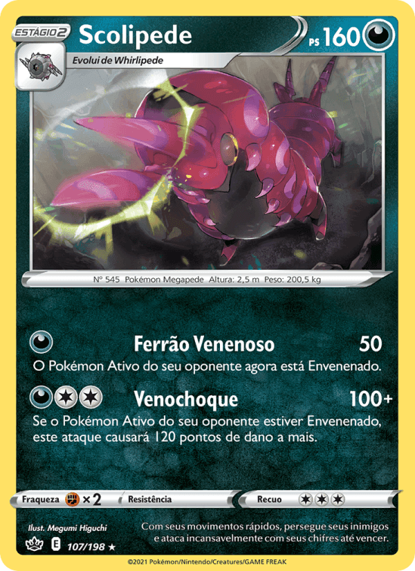 Reinado Arrepiante の 107 番、Scolipede