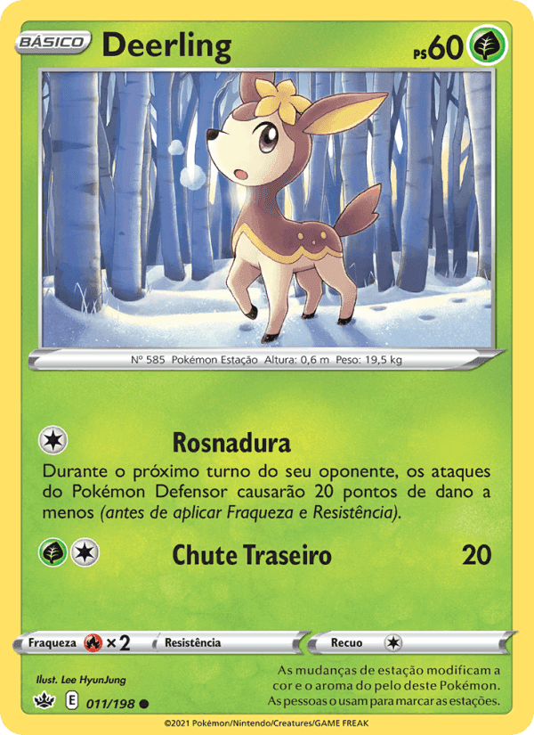 Deerling, carta 11 di Reinado Arrepiante