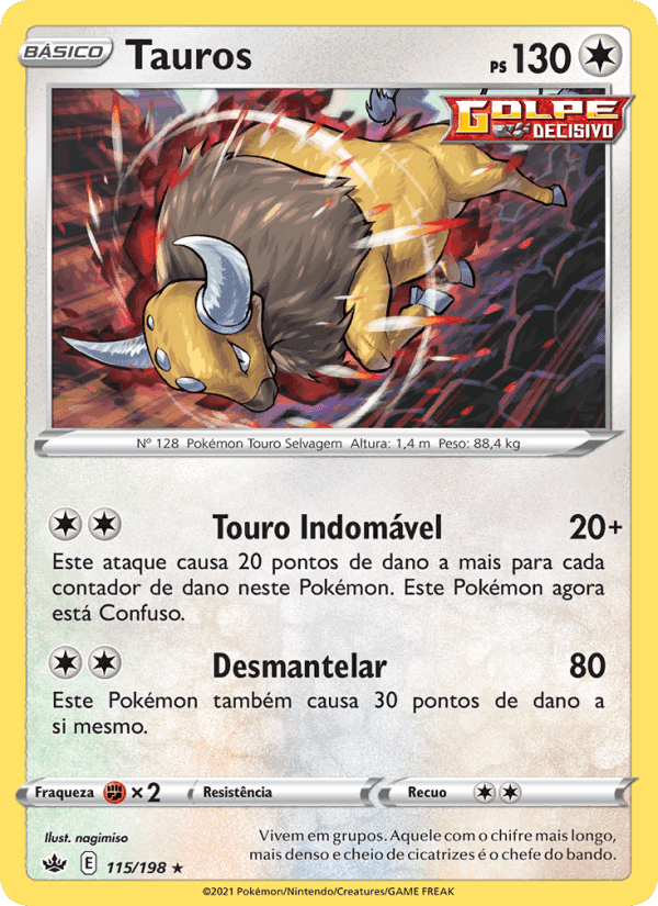 Tauros, carta 115 de Reinado Arrepiante