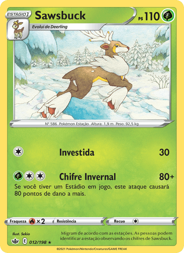 Sawsbuck, carta 12 di Reinado Arrepiante