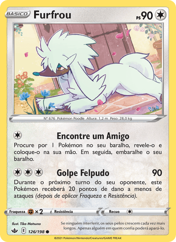 Furfrou, carta 126 de Reinado Arrepiante
