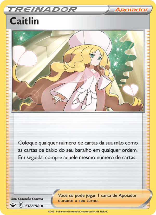 Caitlin, card 132 from Reinado Arrepiante
