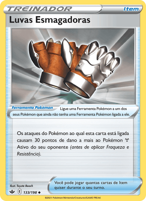 Luvas Esmagadoras, carta 133 de Reinado Arrepiante