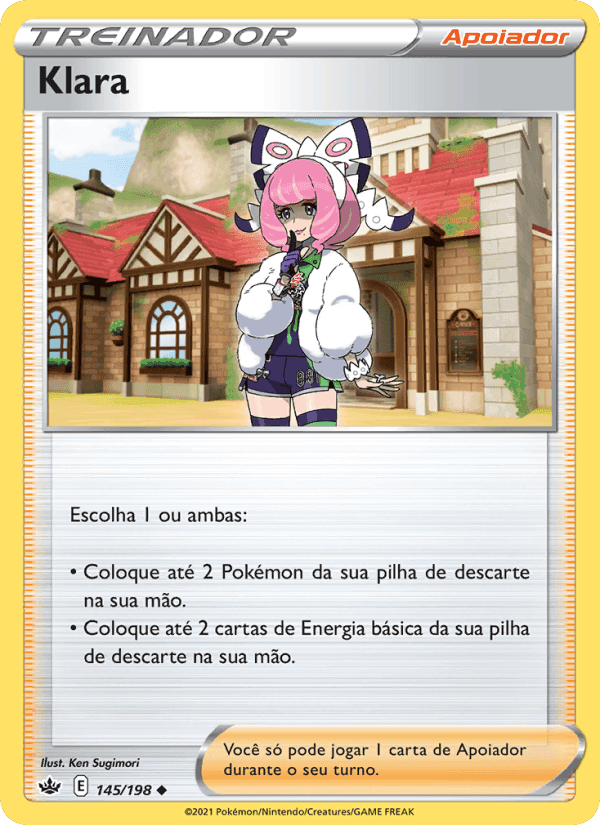 Klara, card 145 from Reinado Arrepiante