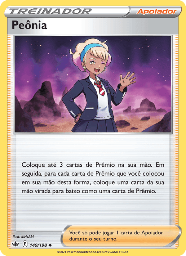 Peônia, card 149 from Reinado Arrepiante