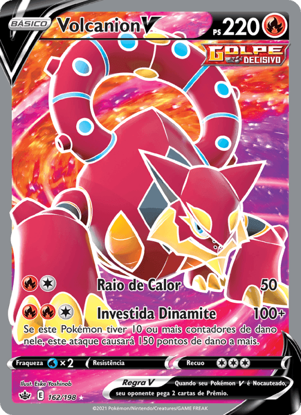 Volcanion V, carta 162 de Reinado Arrepiante