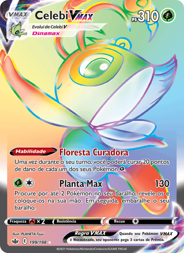 Celebi VMAX, carte 199 de Reinado Arrepiante