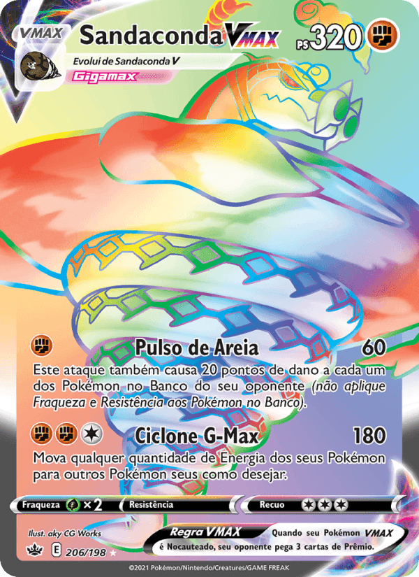 Sandaconda VMAX, card 206 from Reinado Arrepiante