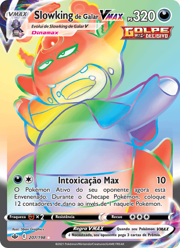Slowking de Galar VMAX, carta 207 di Reinado Arrepiante