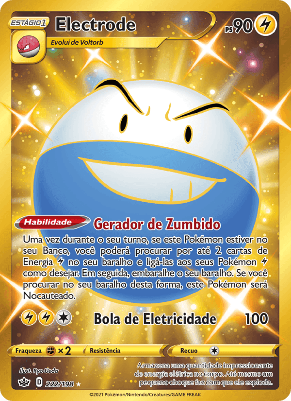 Electrode, carta 222 de Reinado Arrepiante