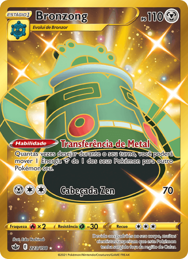 Bronzong, card 223 from Reinado Arrepiante