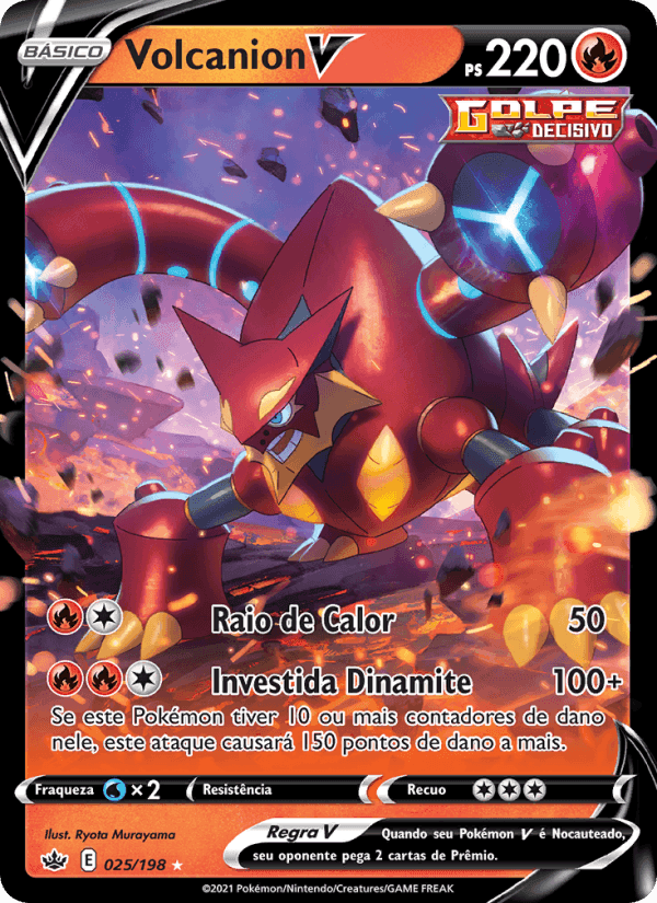 Volcanion V, carta 25 di Reinado Arrepiante