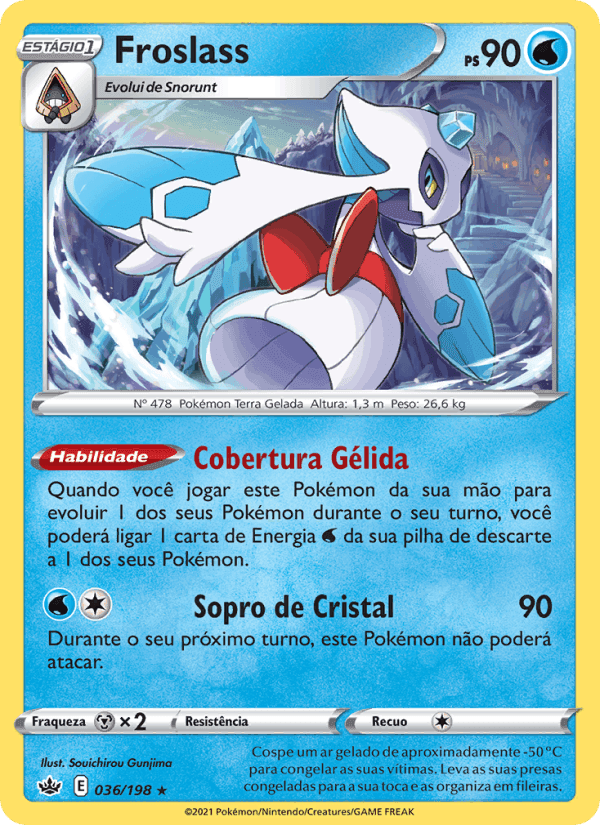 Froslass, card 36 from Reinado Arrepiante
