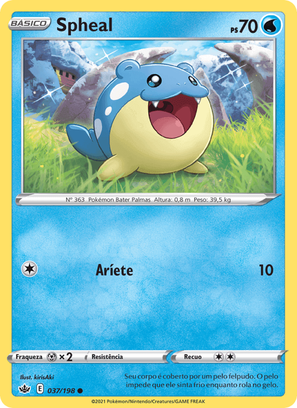 Spheal, carta 37 di Reinado Arrepiante