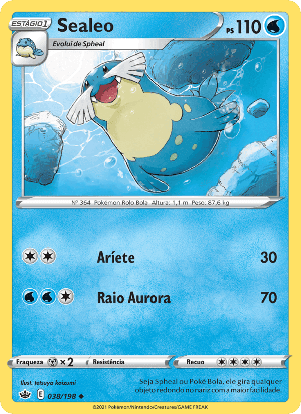 Sealeo, card 38 from Reinado Arrepiante
