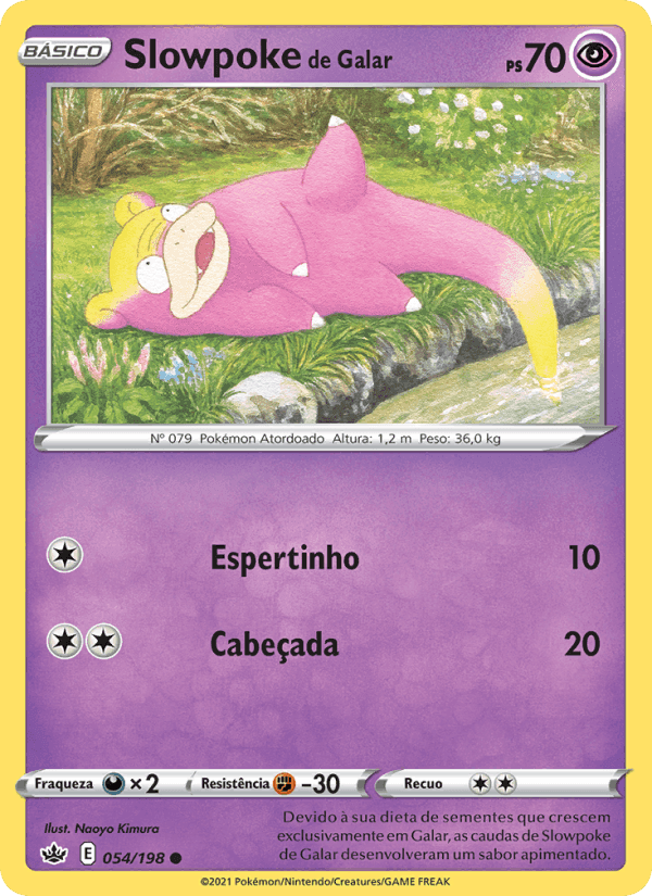 Slowpoke de Galar, carta 54 di Reinado Arrepiante