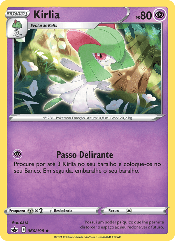 Kirlia, carta 60 di Reinado Arrepiante