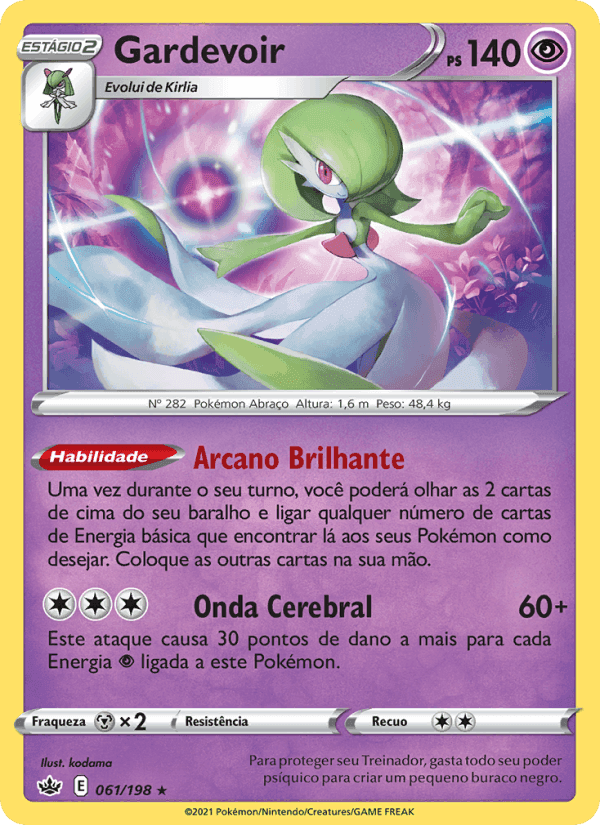 Gardevoir, carte 61 de Reinado Arrepiante