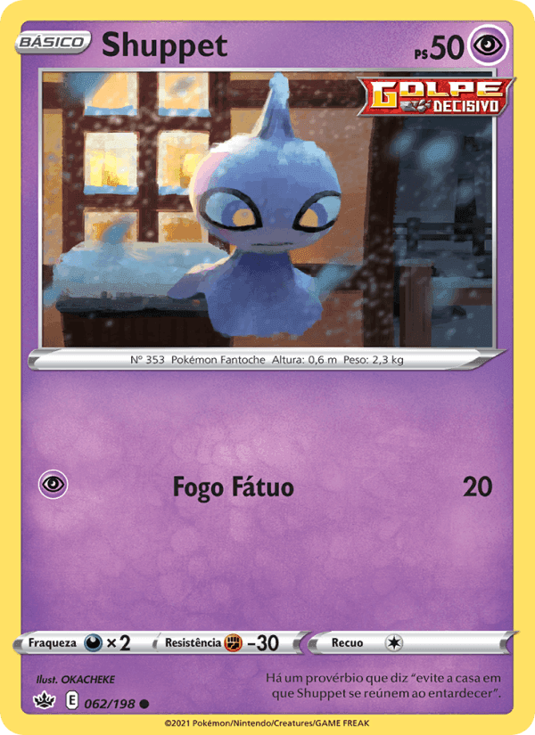Reinado Arrepiante の 62 番、Shuppet
