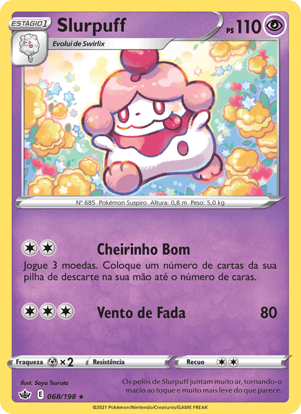 Slurpuff, card 68 from Reinado Arrepiante